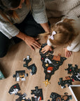 Christmas Tree Floor Puzzle Christmas Leo Paper