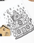 Gingerbread House Coloring Page Freebies Wee Gallery