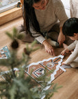 Gingerbread House Floor Puzzle Christmas Leo Paper