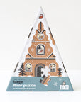 Gingerbread House Floor Puzzle Christmas Leo Paper
