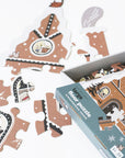 Gingerbread House Floor Puzzle Christmas Leo Paper