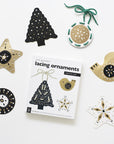 Festive Fun Lacing Ornaments Christmas Leo Paper