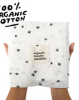 Organic Muslin Swaddle - Stars Swaddles Alaska