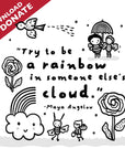 Be A Rainbow Coloring Page Freebies Wee Gallery