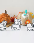 Festive Meal Place Cards - Woodland Animals Freebies Wee Gallery