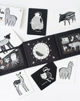 Baby Tummy Time Gallery with Mirror Bundle Gift Sets Wee Gallery Baby Animals