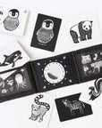 Baby Tummy Time Gallery with Mirror Bundle Gift Sets Wee Gallery Black and White