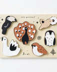 Wooden Tray Puzzle - Birds Puzzle Blue Ribbon