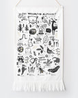 Woodland Alphabet Tapestry Decor Alaska