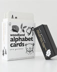 Woodland Alphabet Cards Learning Cards Leo Paper