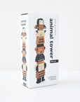 Animal Building Tower Wooden Toys Blue Ribbon