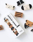 Animal Building Tower Wooden Toys Blue Ribbon
