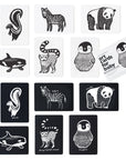 Art Cards for Baby - Black and White Collection Art Cards Leo Paper