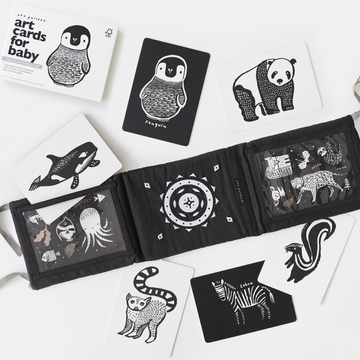 Tummy Time Gallery Bundle Gift Sets Wee Gallery Black and White  