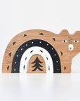 Bamboo Nesting Bear Wooden Toys Ningbo Zenit