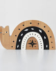 Bamboo Nesting Snail Wooden Toys Ningbo Zenit