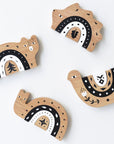 Bamboo Nesting Hedgehog Wooden Toys Ningbo Zenit