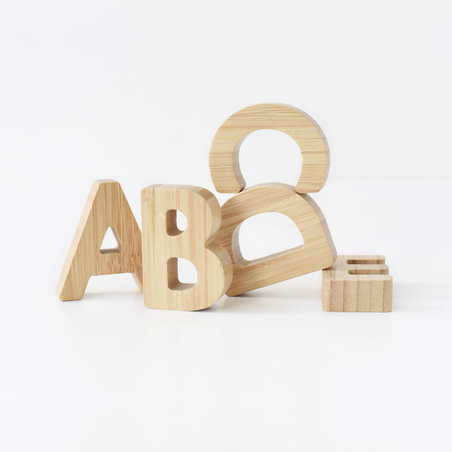 Bamboo Alphabet Wood + Bamboo Toys Ningbo Zenit   