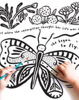 Butterfly Coloring Page Freebies Wee Gallery