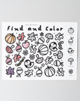 Find and Color Placemat Freebies Wee Gallery