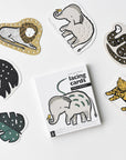 Lacing Cards - Jungle Animals Learning Cards Leo Paper