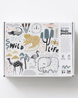 Wild Life Floor Puzzle Puzzle Leo Paper