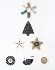 Festive Fun Lacing Ornaments Christmas Leo Paper