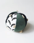 Taggy Ball with Rattle - Jungle Leaves Toys Wee Gallery