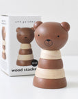 Wood Stacker - Bear Wooden Toys Blue Ribbon