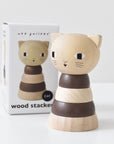 Wood Stacker - Cat Wooden Toys Blue Ribbon