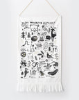 Woodland Alphabet Tapestry Decor Alaska