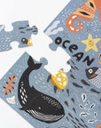 Ocean Life Floor Puzzle Puzzle Leo Paper