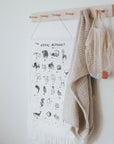 Animal Alphabet Tapestry Decor Alaska
