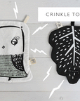 Organic Crinkle Toy - Leaf Crinkle Toys Alaska