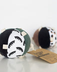 Taggy Ball with Rattle - Jungle Leaves Toys Wee Gallery