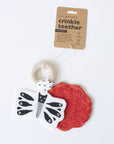 Crinkle Teether - Butterfly Baby & Toddler Alaska
