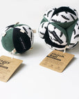 Taggy Ball with Rattle - Jungle Leaves Toys Wee Gallery