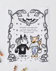 'Surprise Invitation' Coloring Story Freebies Wee Gallery