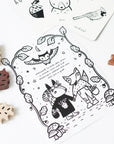 'Surprise Invitation' Coloring Story Freebies Wee Gallery