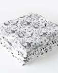 Organic Muslin Swaddle - Forest Swaddles Alaska