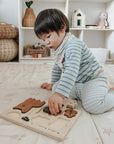 Wooden Tray Puzzle - Woodland Animals Wooden Toys Blue Ribbon