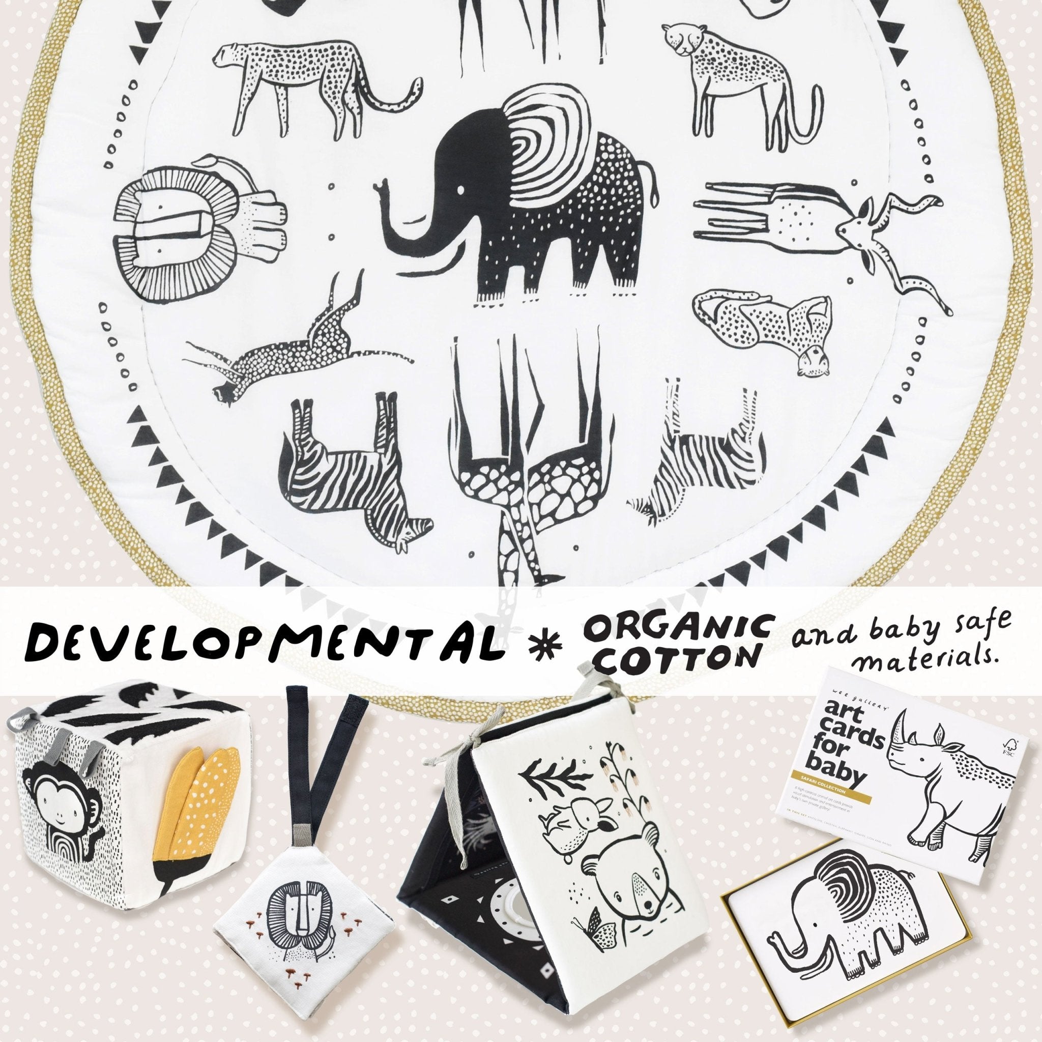 Developmental Bundle for Baby - Safari – Wee Gallery