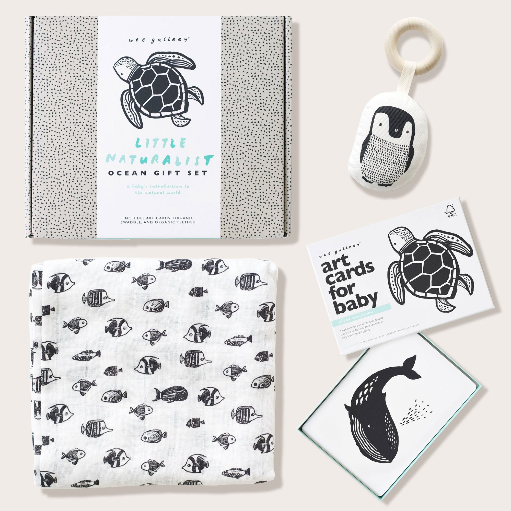 Newborn Baby Gift Set - Ocean Gift Sets Wee Gallery