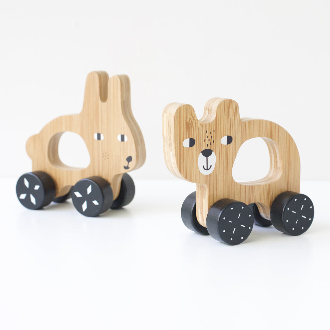 Bear Push Toy - Wood Rolling Toy for Baby & Toddler – Wee Gallery