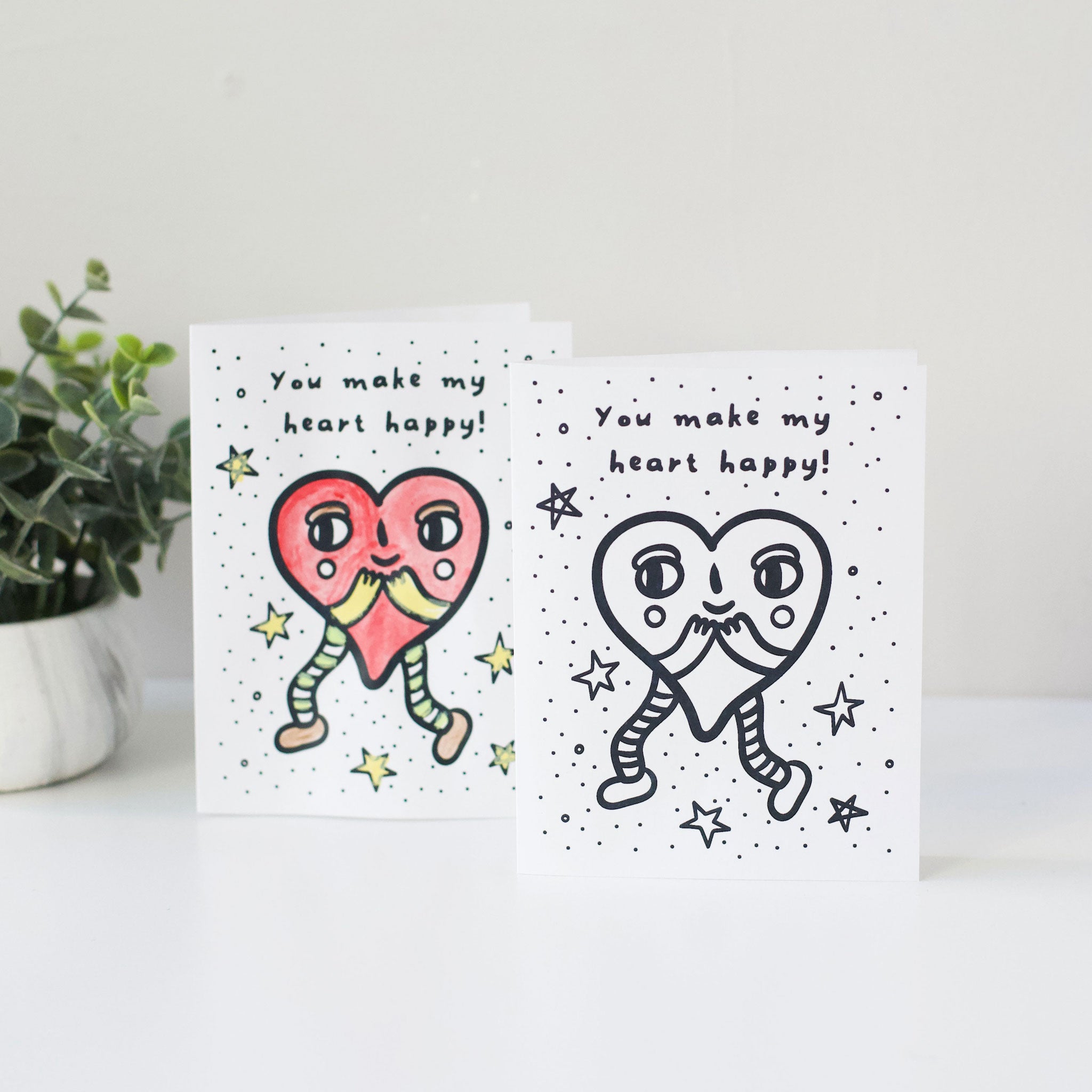 Drawing A Valentines Card