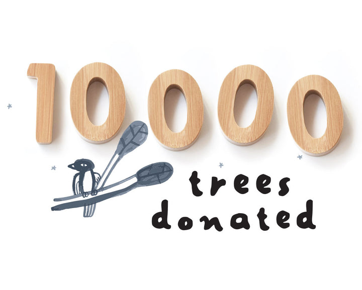 10000 trees donated.