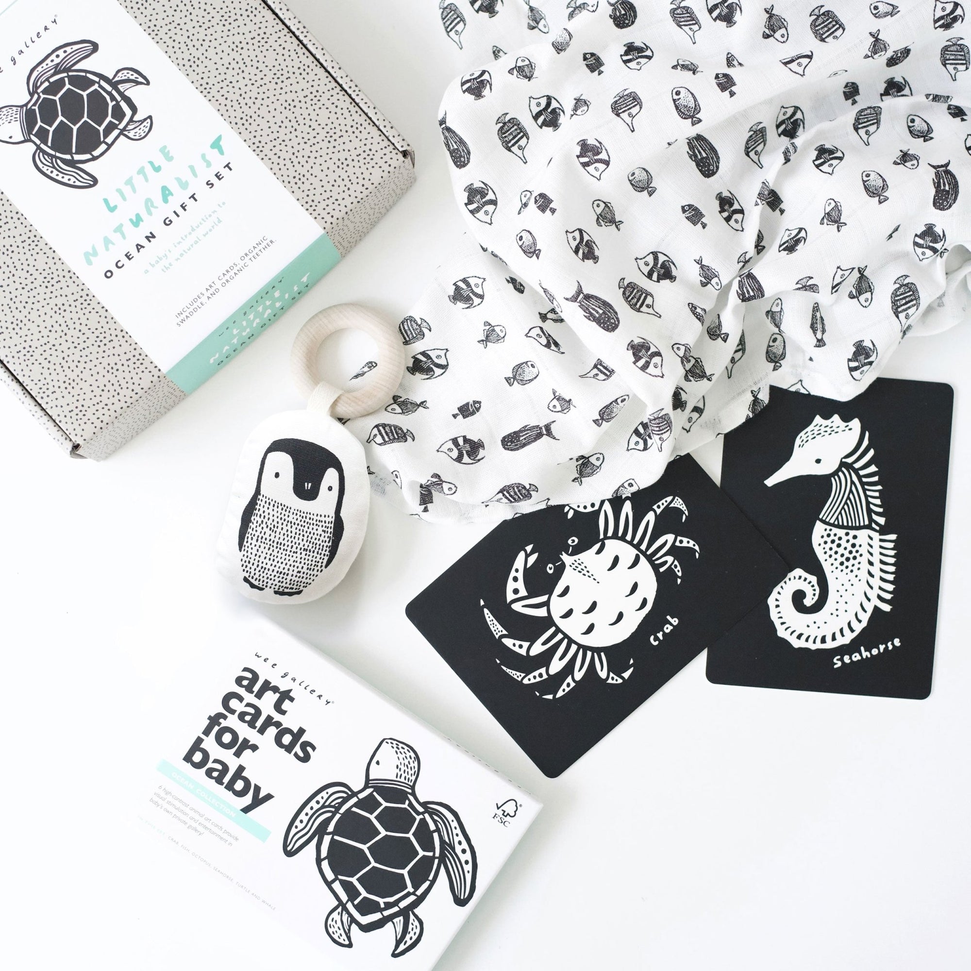 Newborn Baby Gift Set - Ocean Gift Sets Wee Gallery