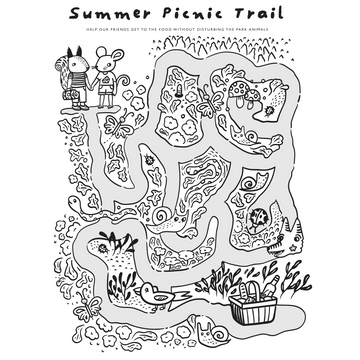 Summer Picnic Maze Freebies Wee Gallery   