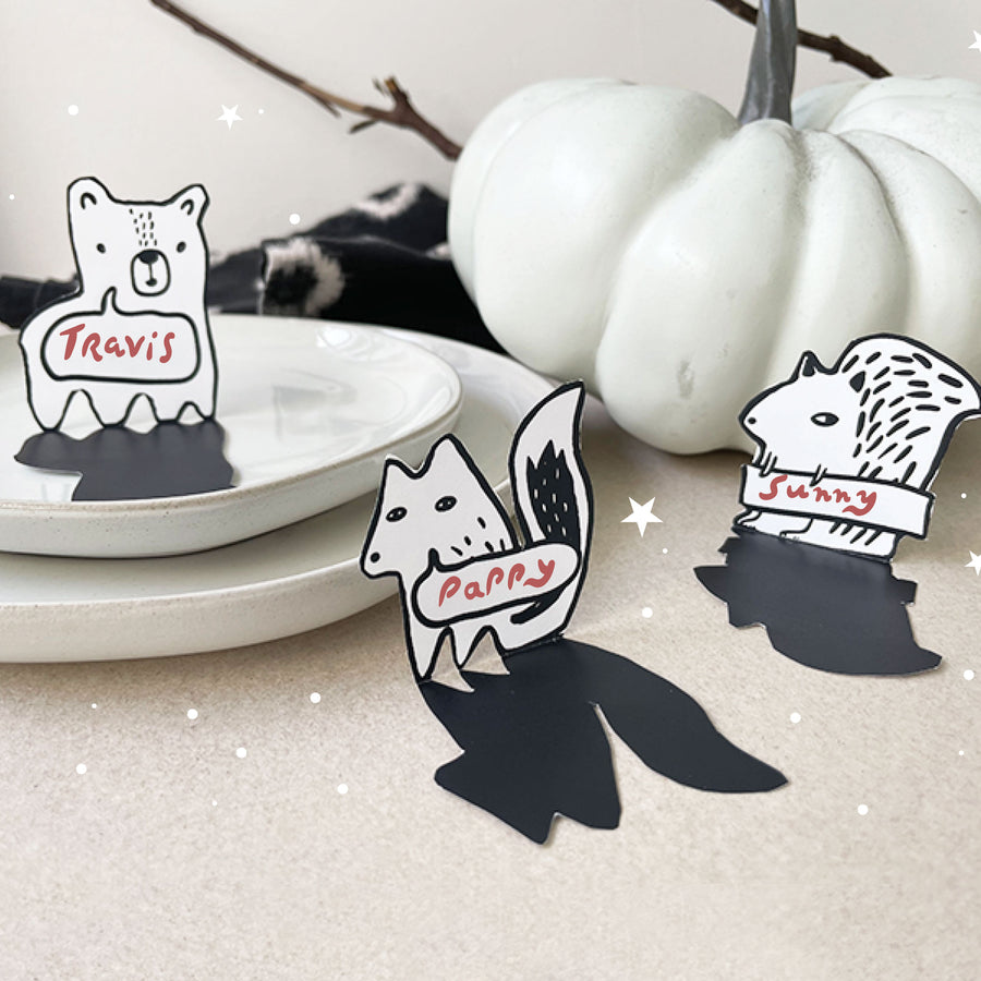 Festive Fall Meal Place Cards Freebies Wee Gallery   