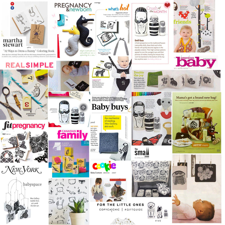 Wee gallery press page baby kids mothers parents love our toys.
